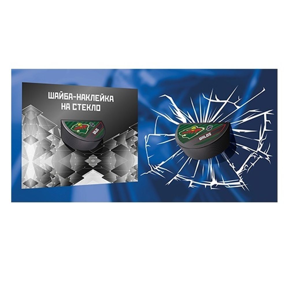 Шайба-наклейка на стекло с логотипом