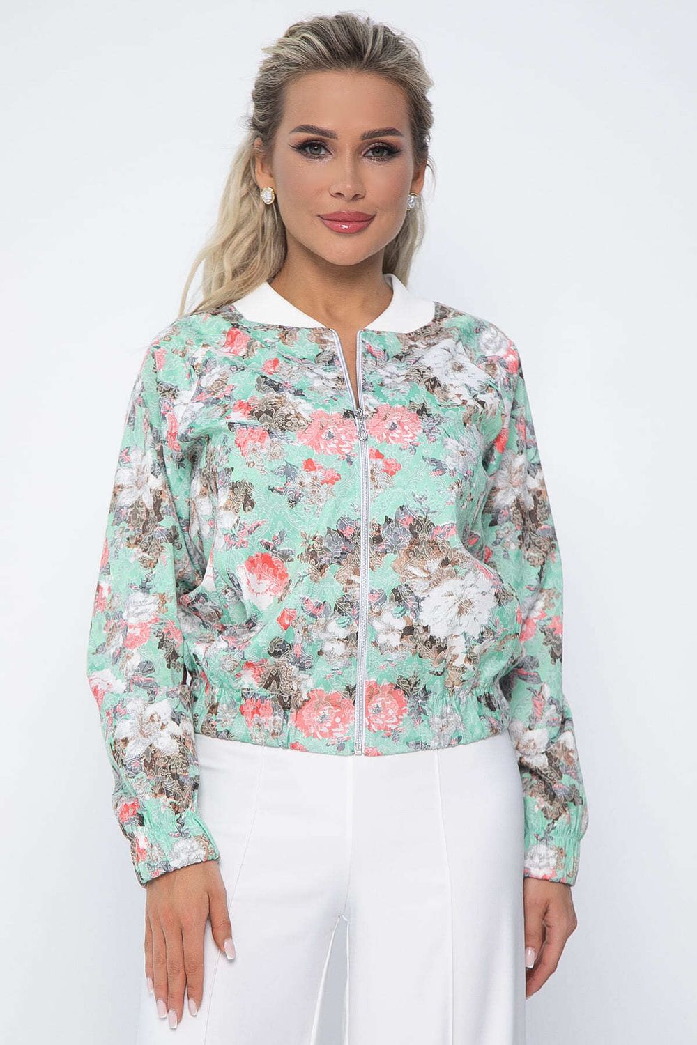 Бомбер Эшли (мятная роза) Б13548-41М LT Collection