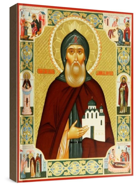 Даниил Московский (рукописная икона)