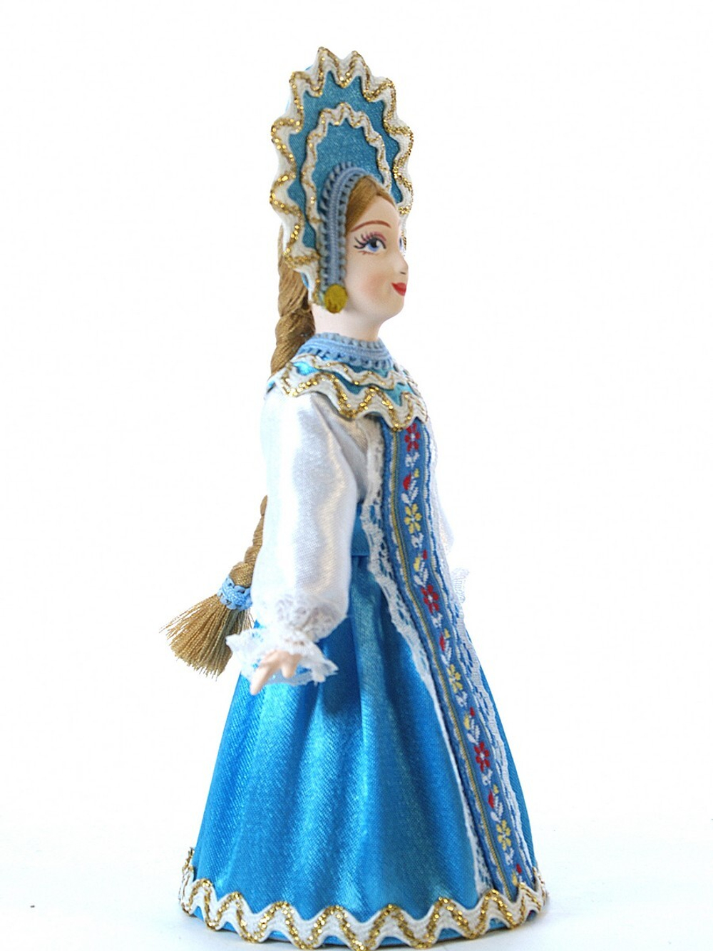 Кукла фарфоровая Ульяна в русском девичьем костюме