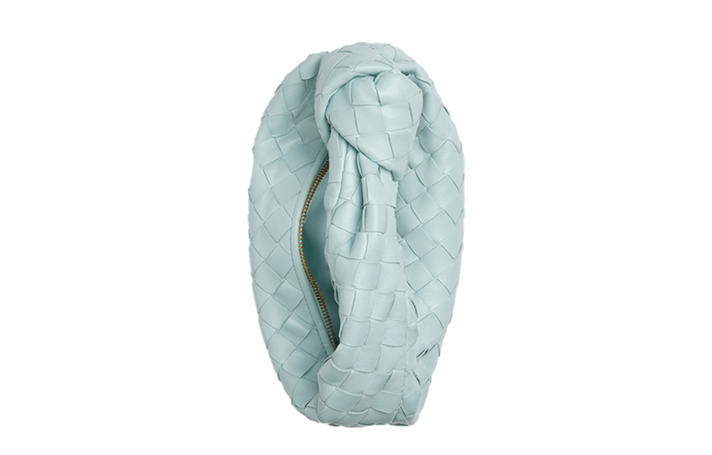 Bottega Veneta Jodie Mini Teal Washed