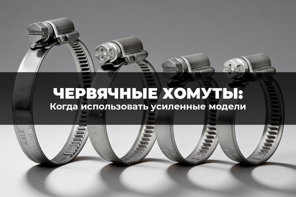 Червячные хомуты: когда использовать усиленные модели Червячные хомуты: когда использовать усиленные модели
