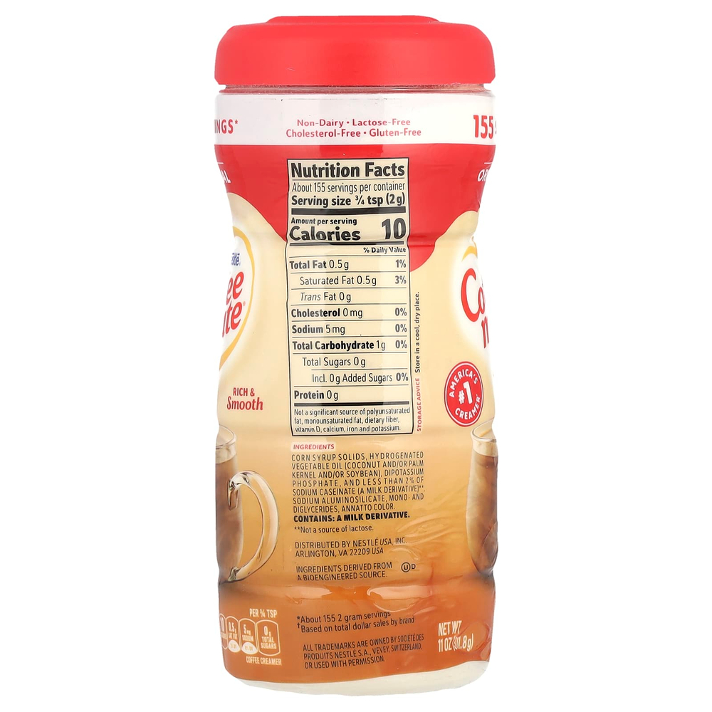 Coffee Mate, сухие сливки для кофе, оригинальные, 311,8 г (11 унций)
