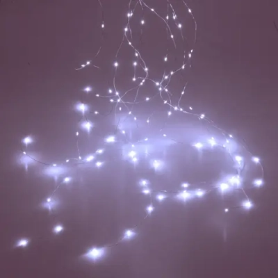 Гирлянда для улицы «Хвост» 2м 200 ламп LED, 8 реж,IP-54. Белый