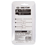 KING TONY (9103PR) Набор адаптеров для торцевых головок, 1/4" > 1/4, 3/8", 1/2", 3 предмета