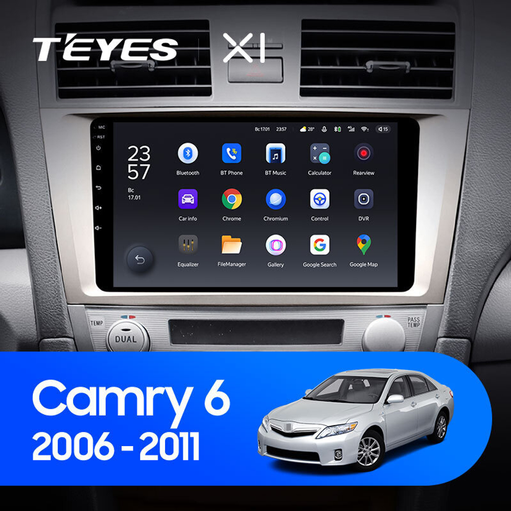 Teyes X1 9" для Toyota Camry 2006-2011