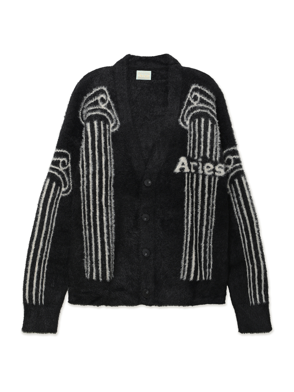 Кардиган Вязаный Oversized Chenille Column Knit Cardigan