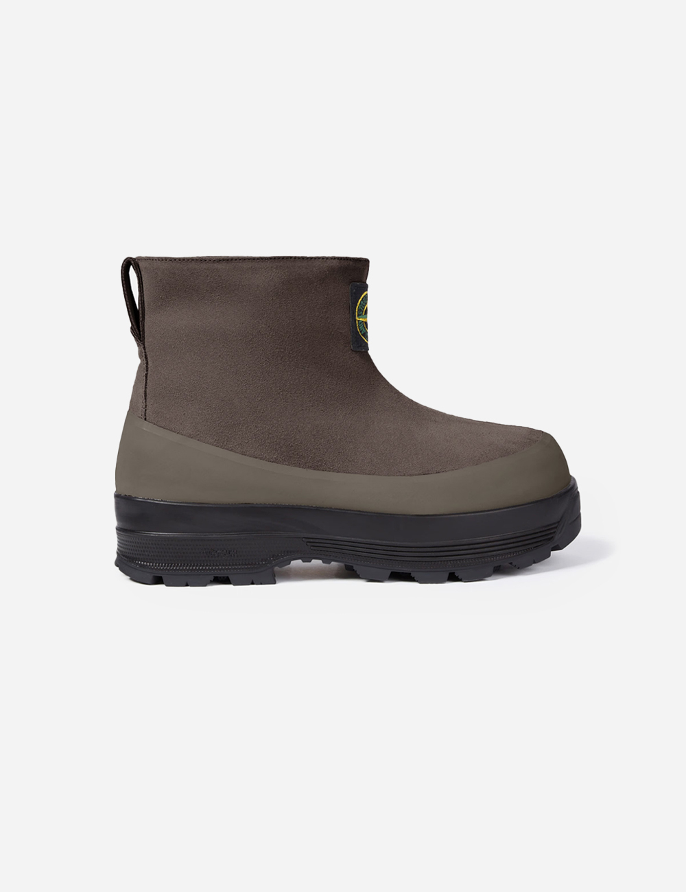 Stone Island Suede Shoes Ankle Boot "Military Green"