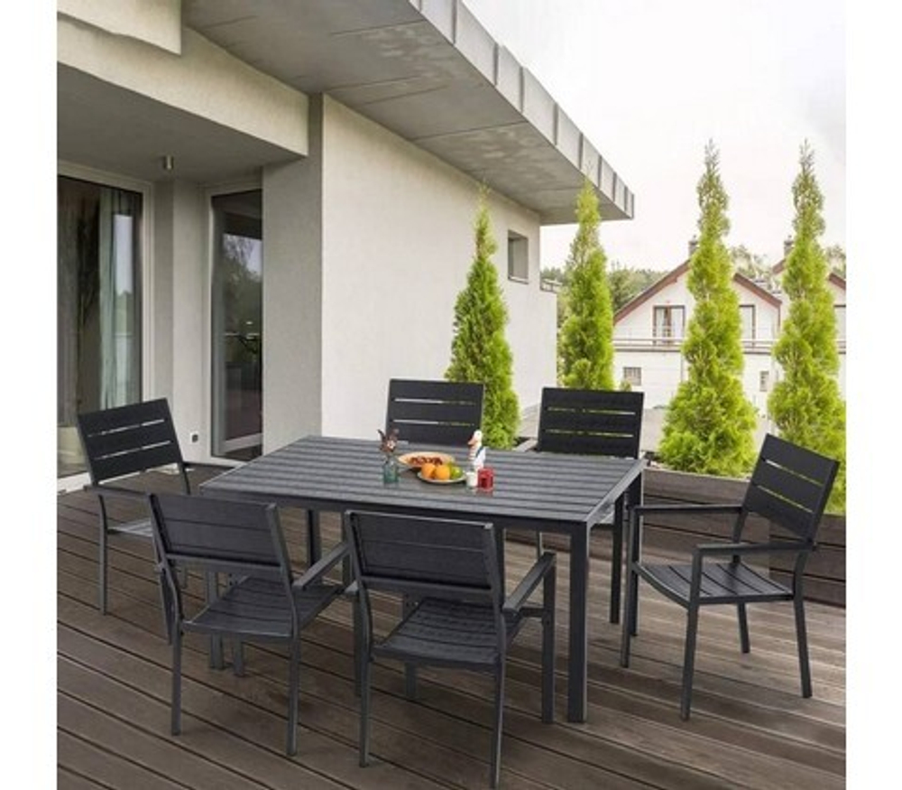 Набор дачной мебели "Викинг 8" ( серый, белый , бежевый)