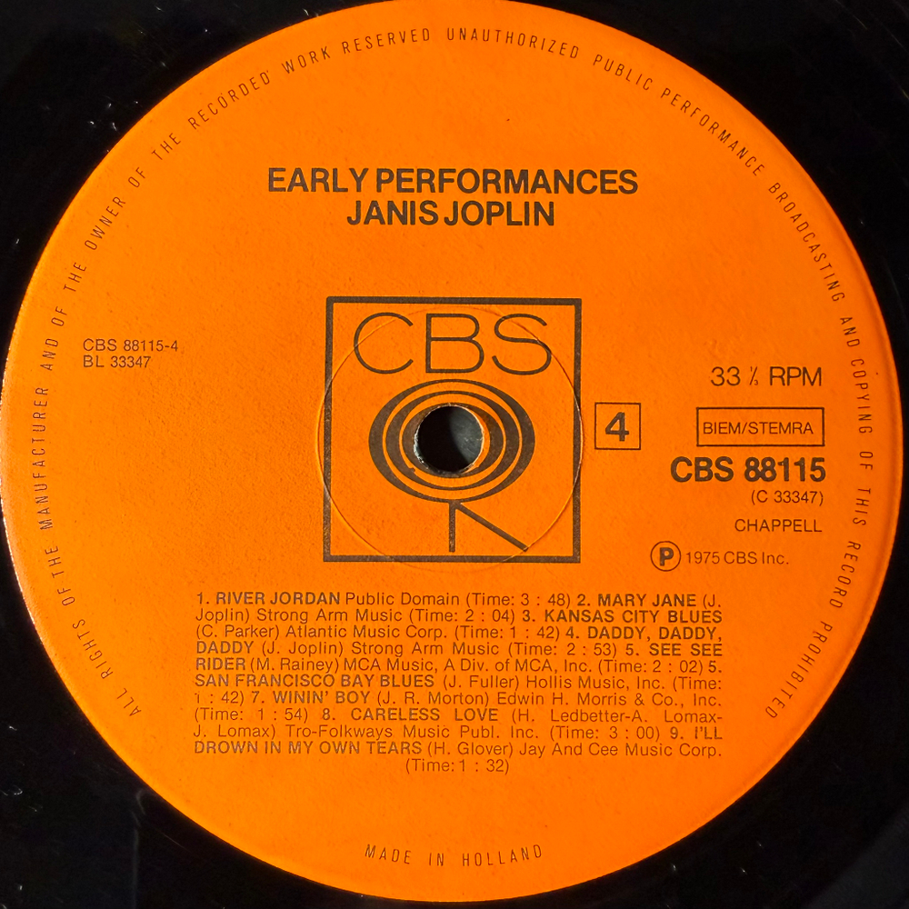 Janis Joplin ‎– Janis 2LP (Голландия 1975г.)