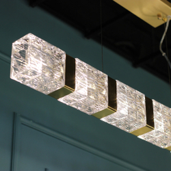 Подвесной светильник Cloyd CORUND-A P6 / шир. 86 см - латунь (арт.10680)