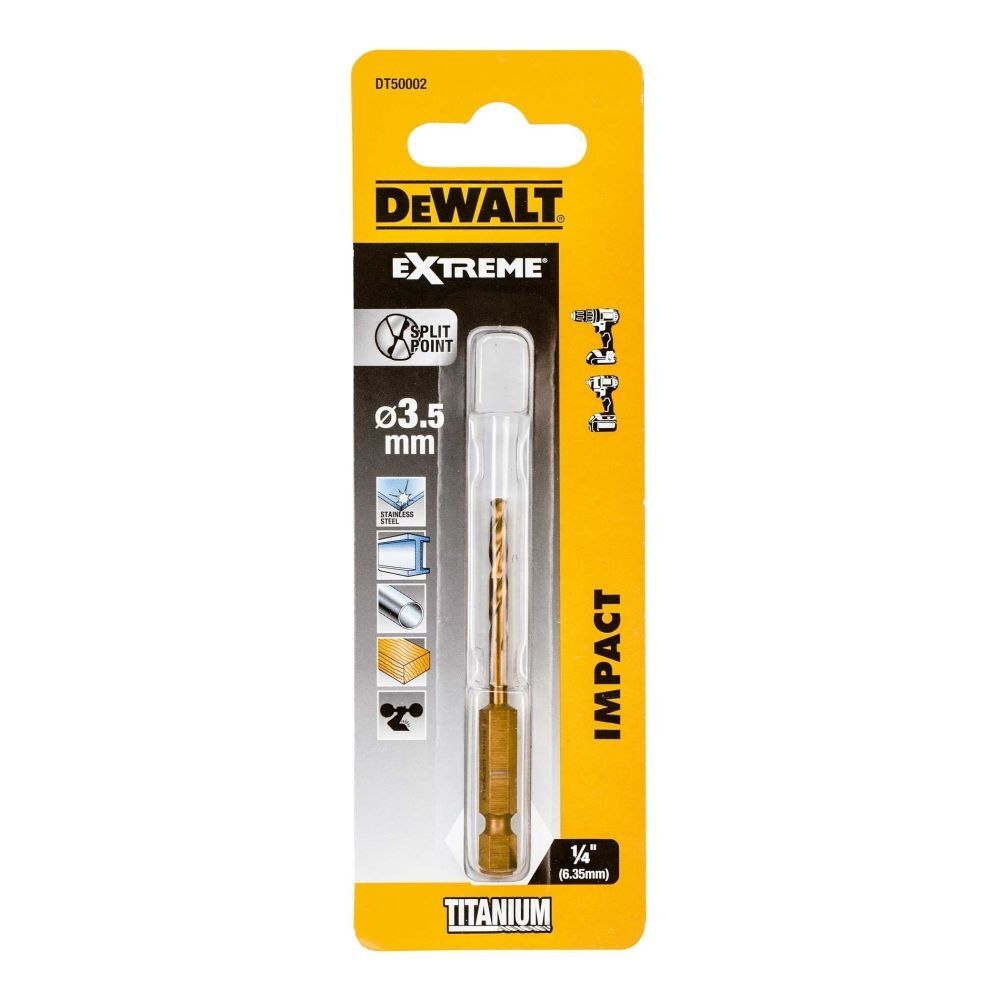Сверло DeWALT DT50002 Extreme Impact Ti 3.5mm