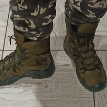 Ботинки тактические треккинговые берцы "Salomon" мох