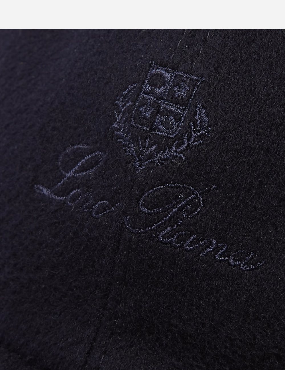 Бейсболка Loro Piana Baseball Cap Cashmere Storm "Blue Navy"