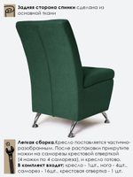 Кресло "Форма" с декоративной прошивкой