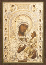 Икона БМ "Иверская" 6х9 на МДФ-6
