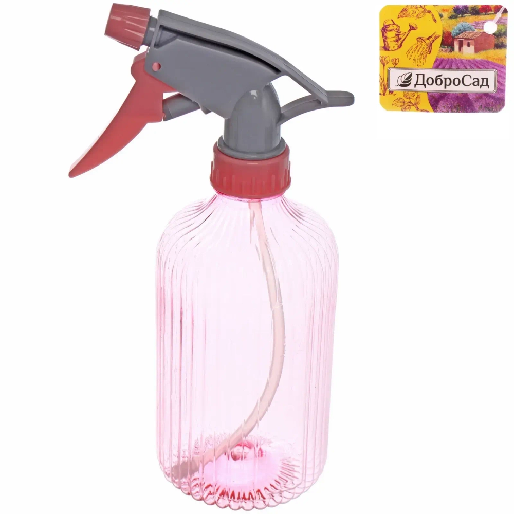 Пульверизатор «Гардения» 600мл цвет розовый ДоброСад