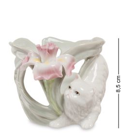 CMS-04/ 4 Подсвечник «Котенок с ирисом» (Pavone)