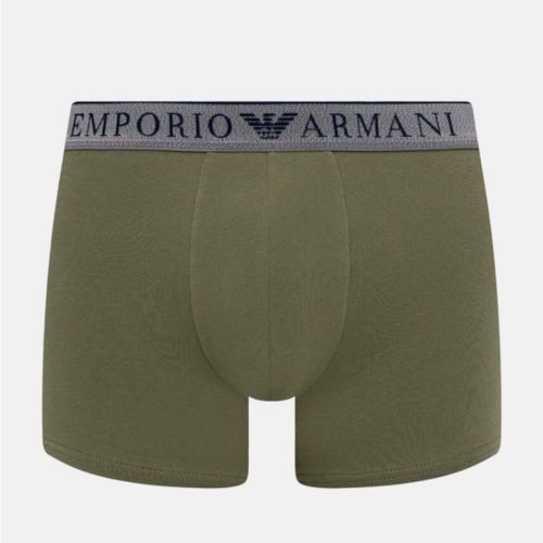 Набор мужских трусов хипсов 2в1 (темно-синий, олива) Emporio Armani 111769_4F720 75836