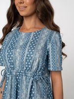 Платье Цветы лета (голубое) П15802-18М LT Collection
