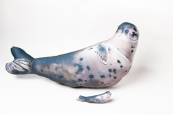 Текстильный брелок «Нерпа»