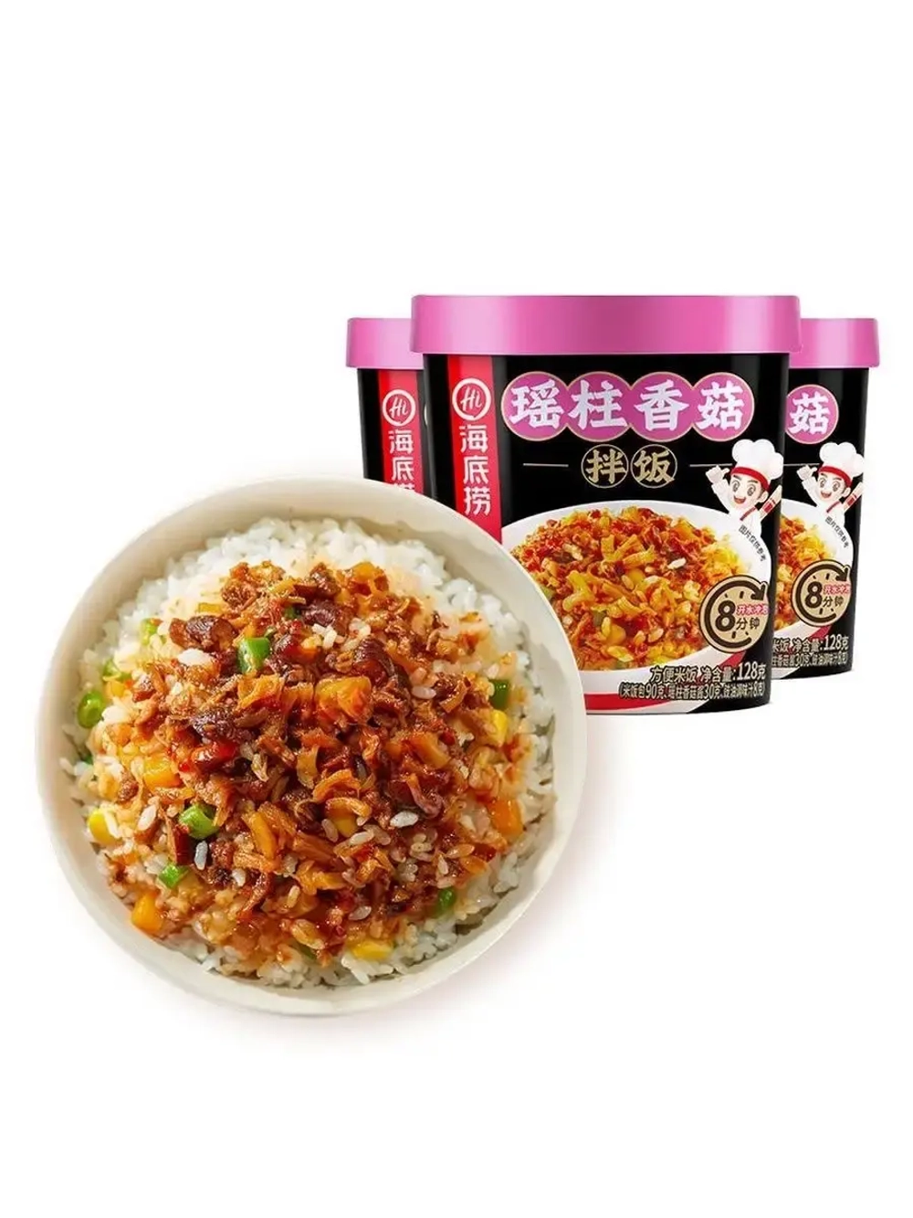 Рис быстрого приготовления с говядиной и грибами