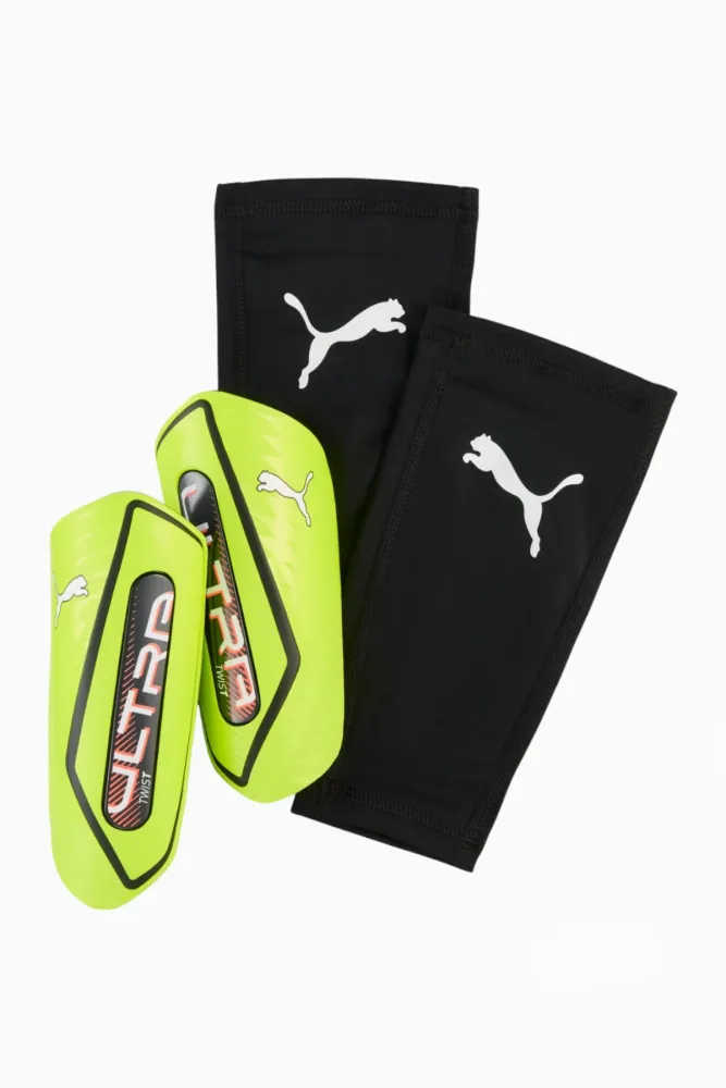 Футбольные щитки Puma ULTRA Twist Sleeve - зеленый Футбольные щитки Puma ULTRA Twist Sleeve - зеленый