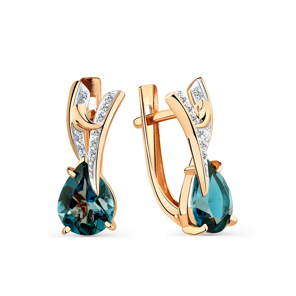 Серьги из золота 585 пробы
