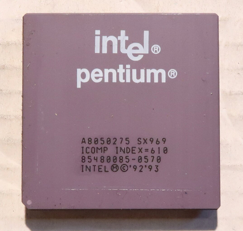 Процессор Intel Pentium A80502275 SX969, для настольных ретро ПК