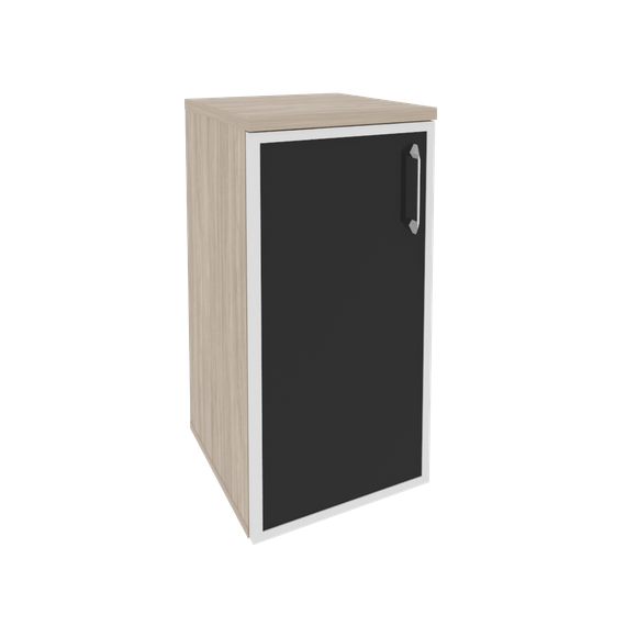 Оникс Шкаф низкий узкий левый O.SU-3.2 R (L) black  400*420*823