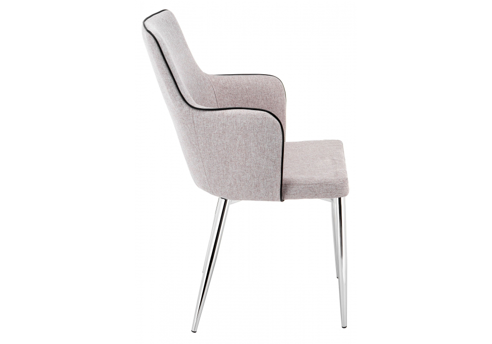 Стул на металлокаркасе Woodville Benza beige fabric