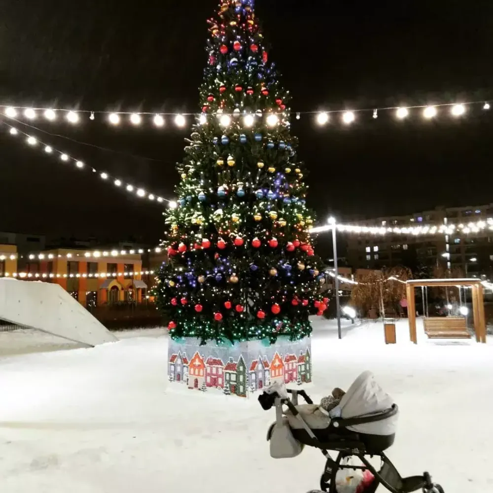 Подиум для Каркасной уличной искусственной елки «Уральская»