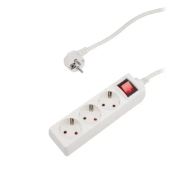 Удлинитель сетевой ФАZA с заземлением 3 гнезда, 5 метров FES-03-500