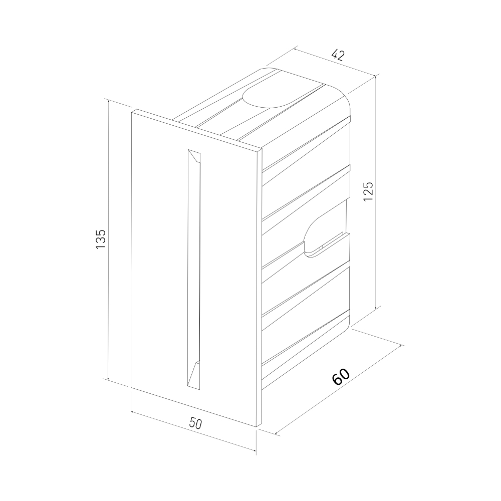 Подсветка для лестниц 40108/LED черный