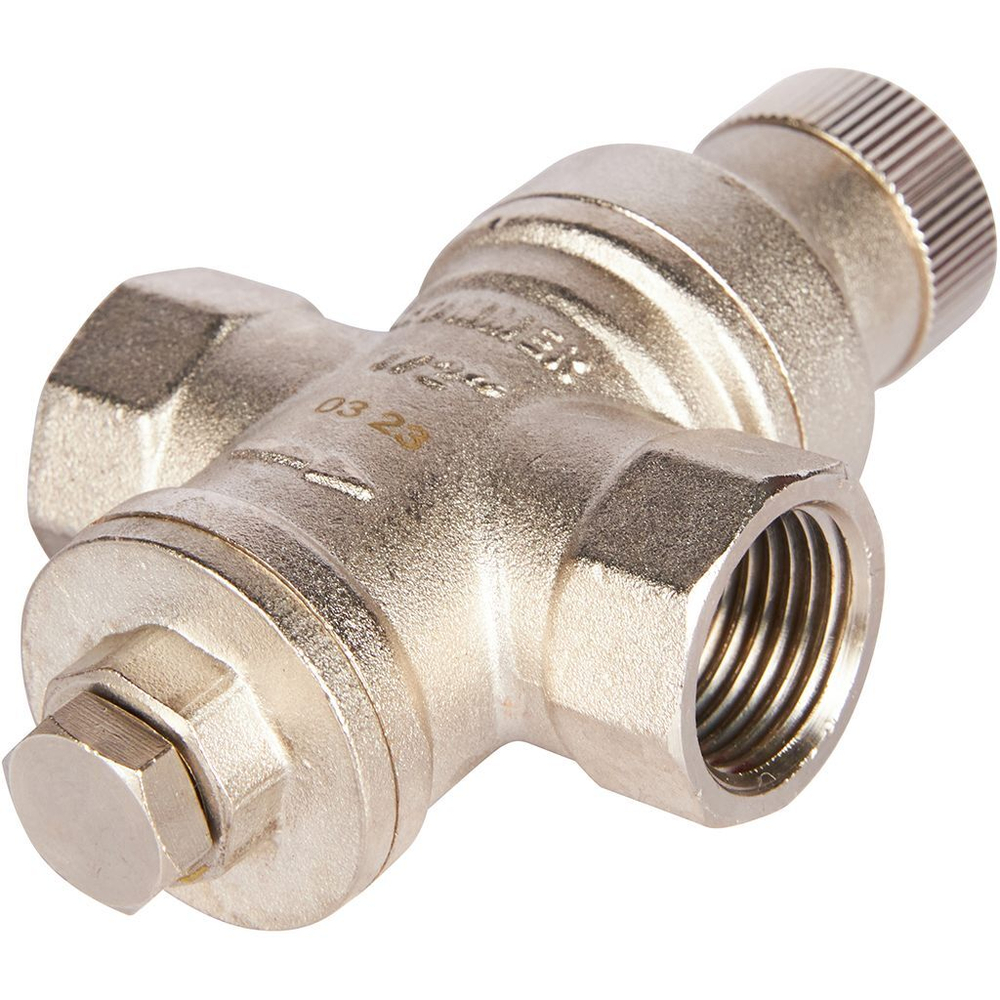 ROMMER Редуктор давления PN16 1/2" без подключения манометра