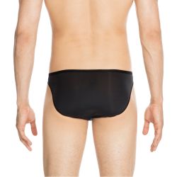 Мужские трусы слипы черные HOM PLUMES Micro Briefs 404756_400004