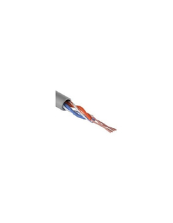 Rexant (01-0067) Кабель витая пара U/UTP, CAT 6, ZH нг(А)-HF, 4PR, 23AWG, INDOOR, SOLID, серый, 305 м