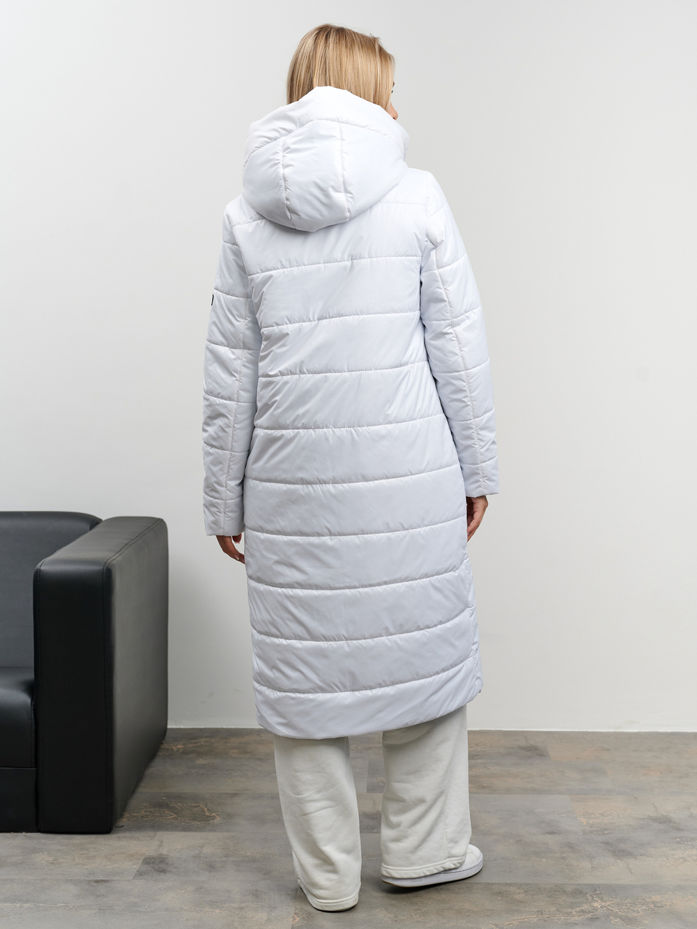 Пальто еврозима Белфаст белый
