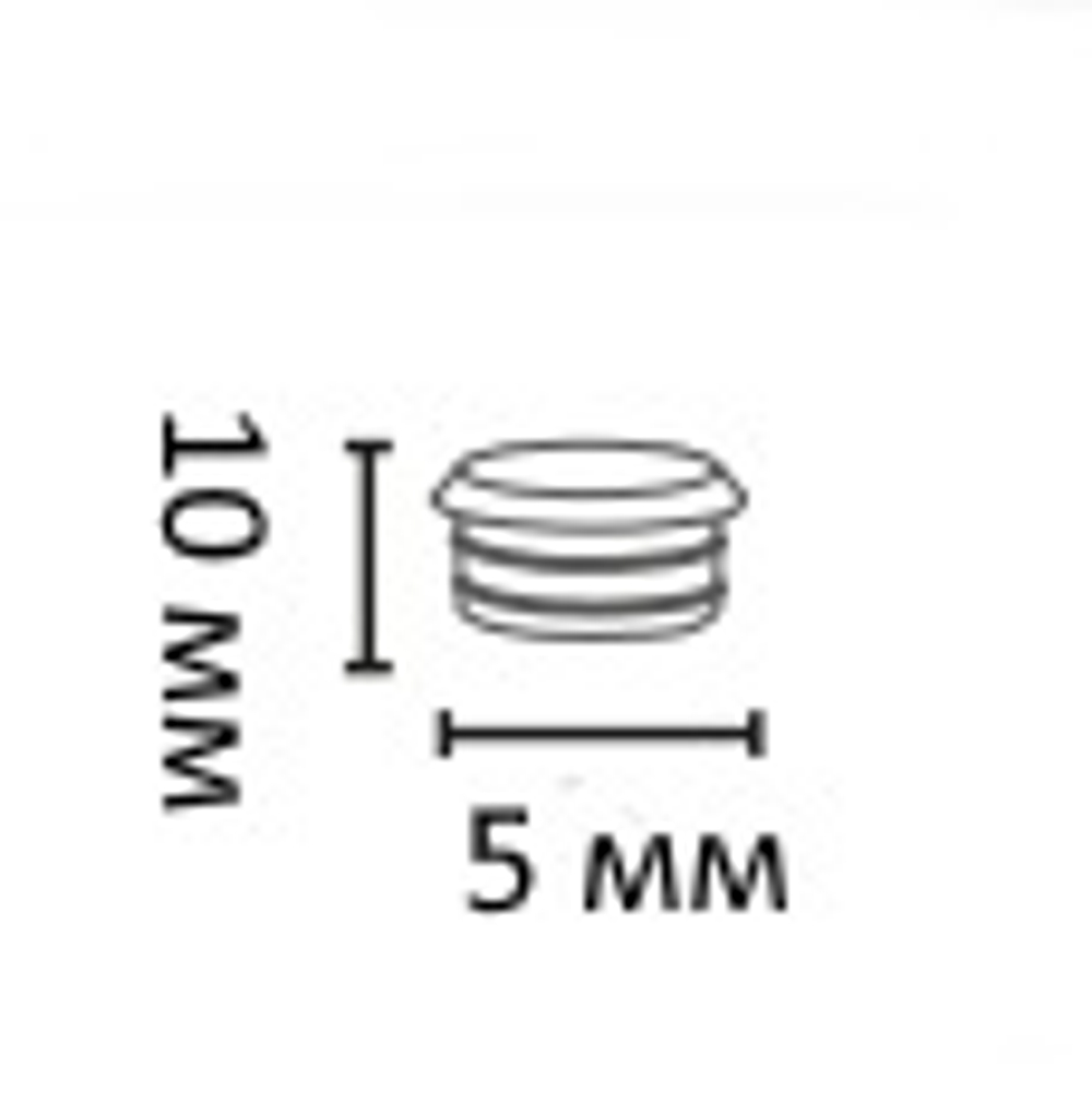 Заглушка отверстия 8 мм для шины потолочной