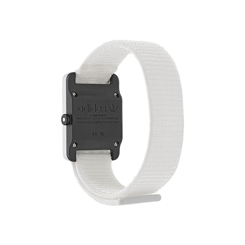 Adidas Originals Wrist Watch Quartz Movement Nylon Strap White Dial Unisex