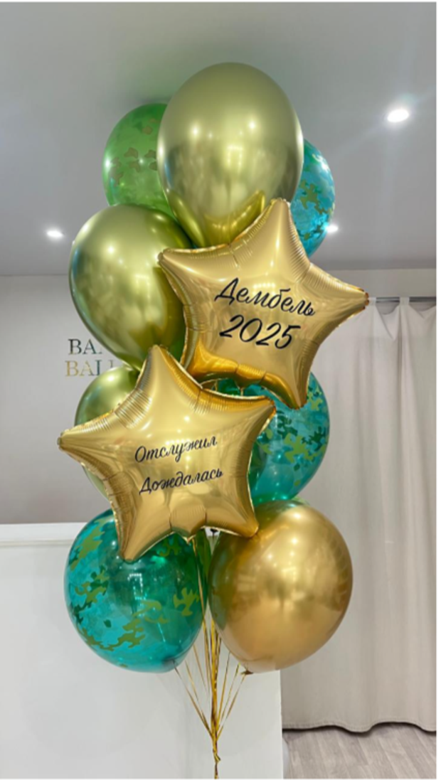 шары на 23 февраля и дембель №51
