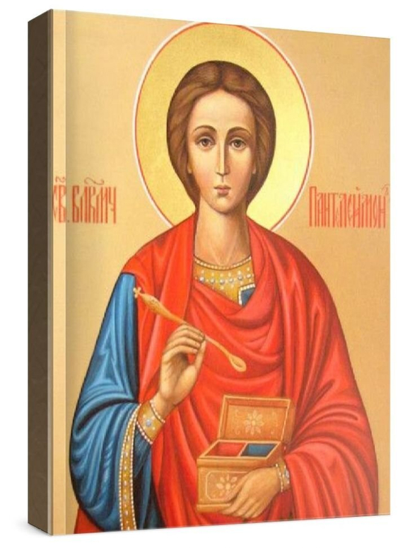 Пантелеймон Целитель (рукописная икона)