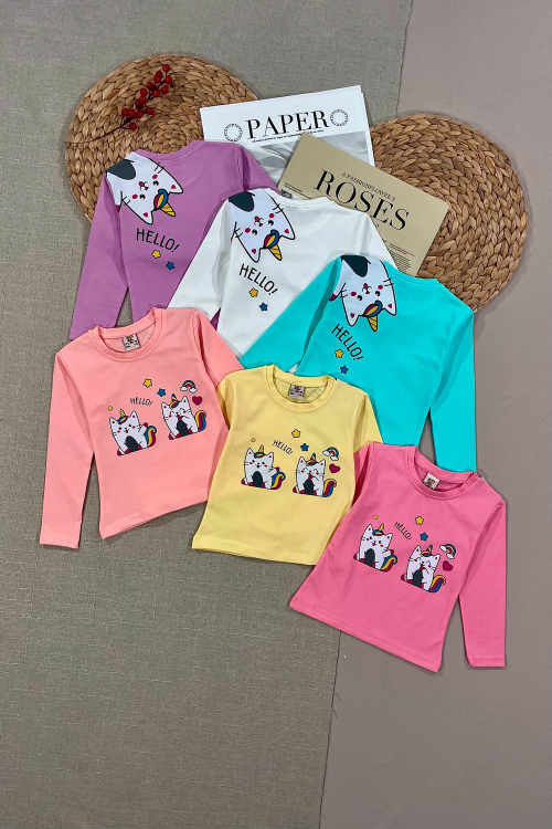 Лонгслив для девочек