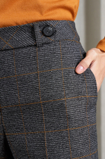 31009 Брюки женские (серая клетка)