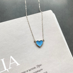 колье heart blue