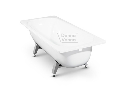 Ванна стальная с антибактериальным покрытием DONNA VANNA 170х70х40 c каркасной подставкой (DV-77901)