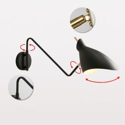 Настенный Светильник Hannover L48 Black By Imperiumloft