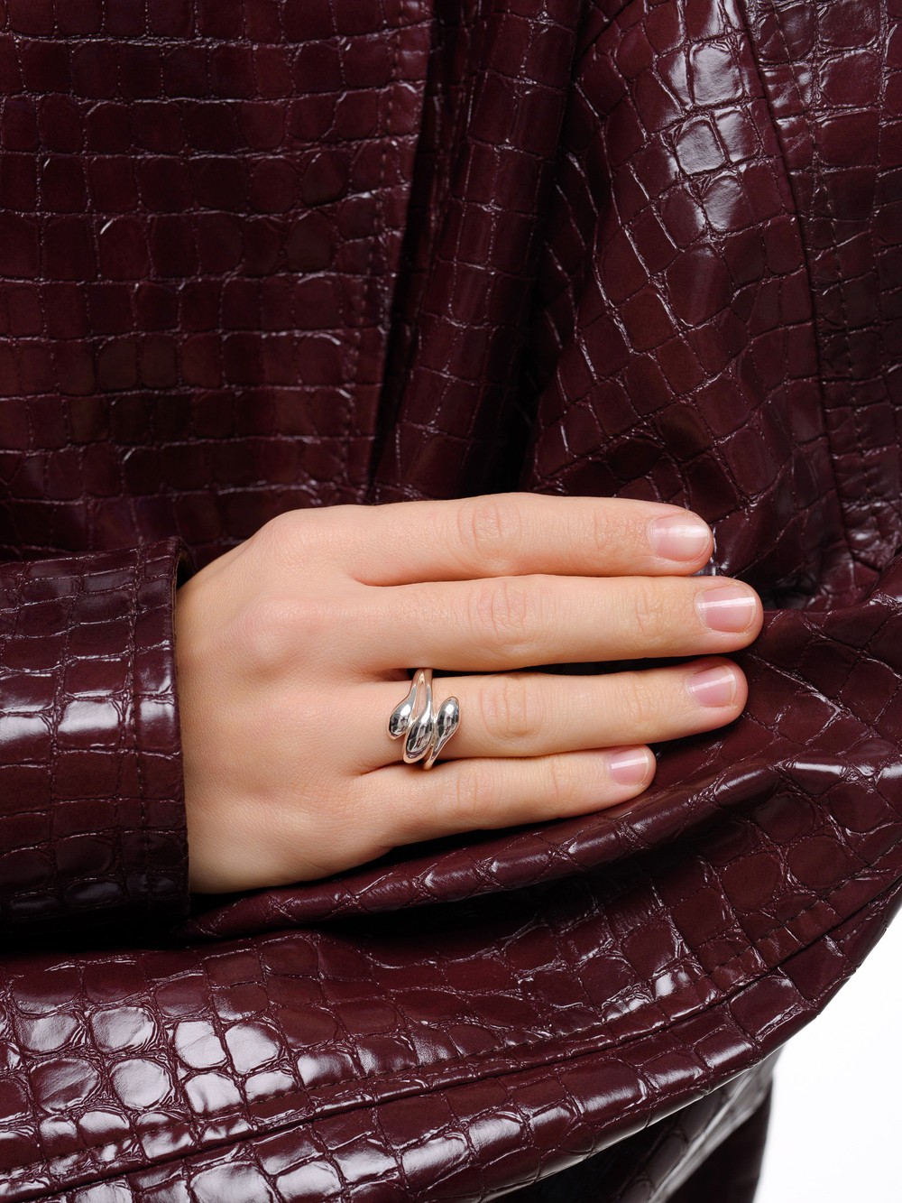 Кольцо "Grain" Silver