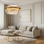 Citilux Sheldon CL339163 LED Люстра хрустальная с пультом Бронза