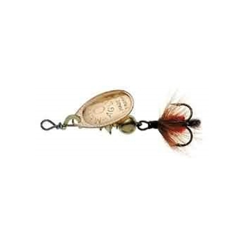 Блесна вращающаяся Mepps AGLIA MOUCHE, 00, Copper/Red fly